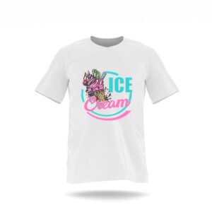 Ice Cream White Tahirt ny the exclusive outlet